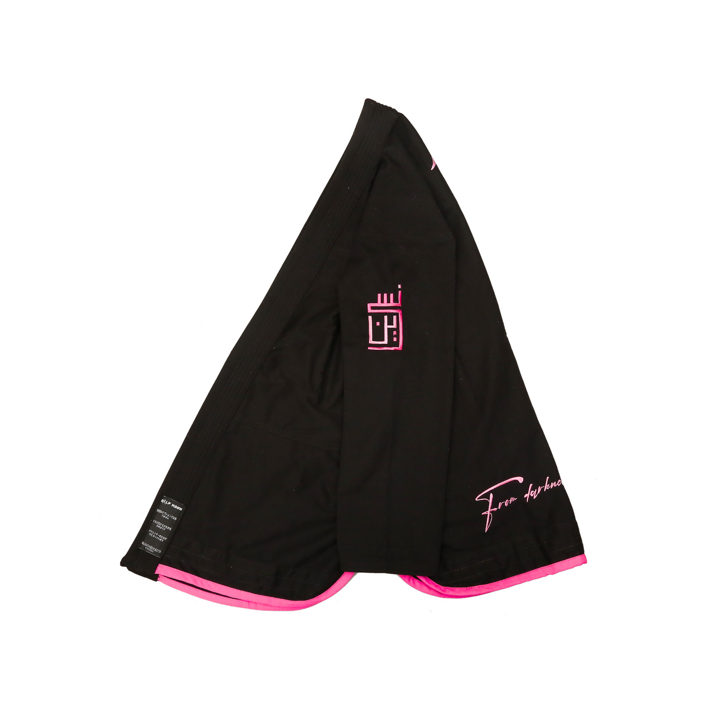 Black and Pink Sakura BJJ Gi - Lightweight, Durable & Stylish