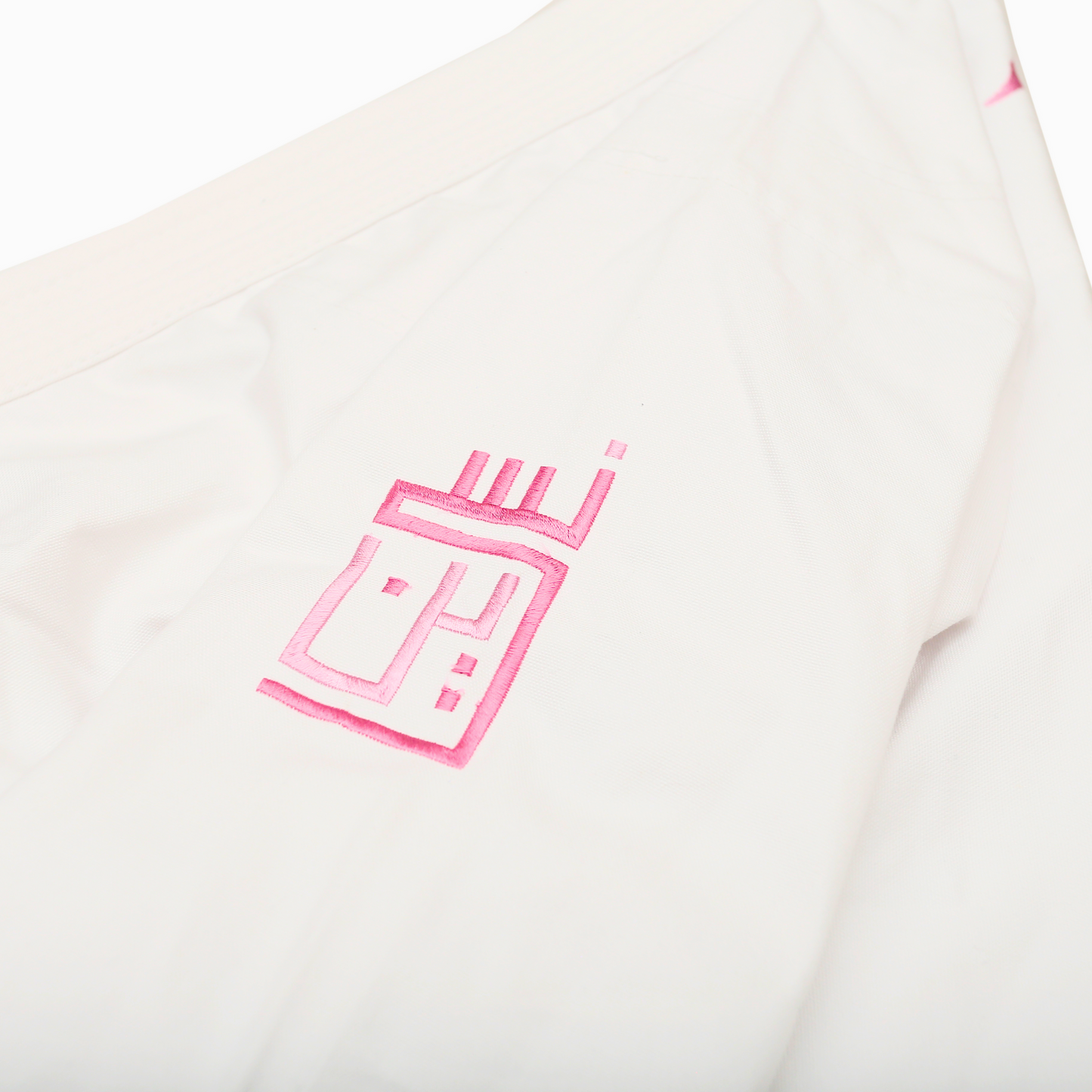 White and Pink Sakura BJJ Gi - Lightweight, Durable & Stylish