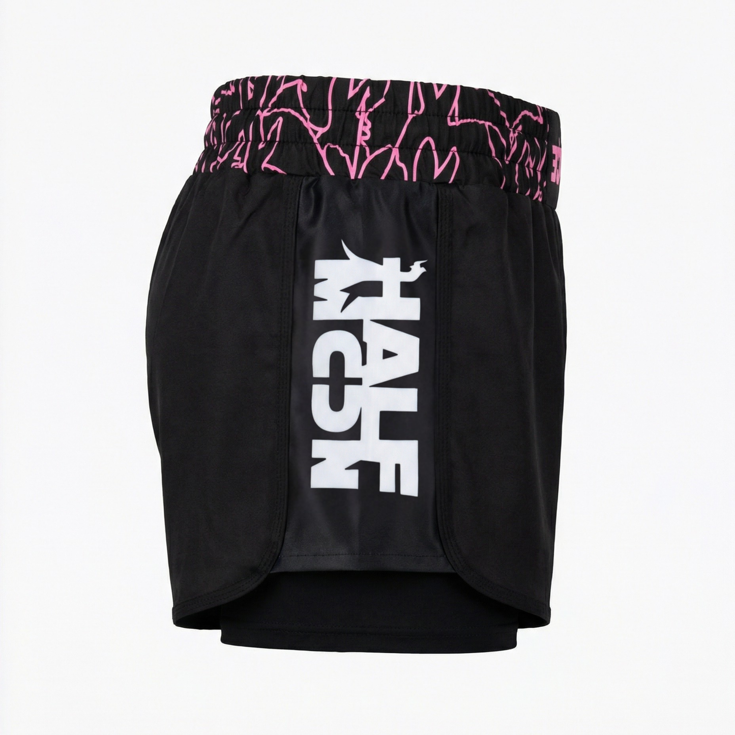 Rabbit Hole - Black & Pink Short