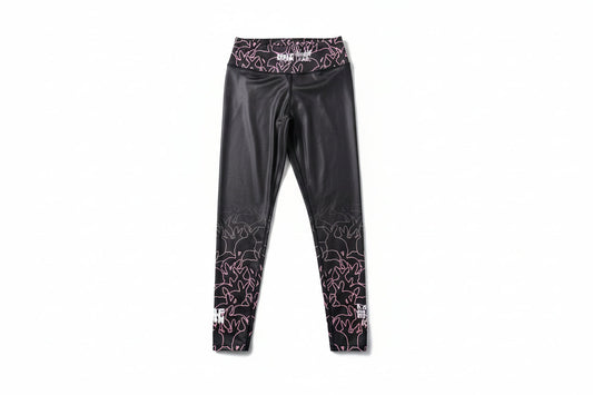 Rabbit Hole - Black & Pink Spats