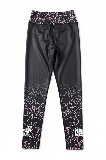 Rabbit Hole - Black & Pink Spats